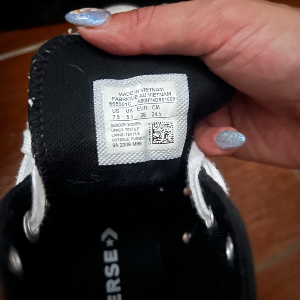 Converse Black High Top Platform - image 3